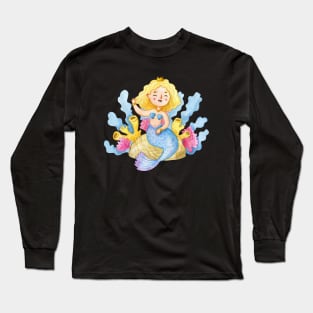 Mermaid Cute Long Sleeve T-Shirt